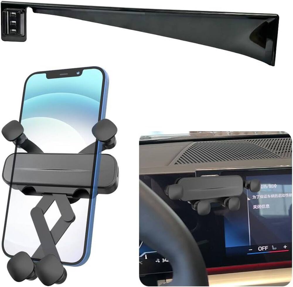 LUNQIN Car Phone Holder For BMW 5 Series 2024 2025 2026 BMW I5 530i 540i XDrive